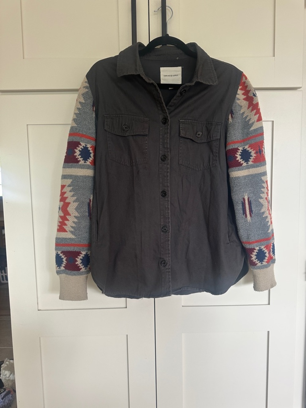 Thread & Supply Aztec Southwestern Shacket - Picture 2 of 12